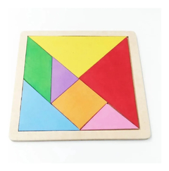 Tangram De Madera Rompecabezas 7 Piezas Didáctico Geometria - comprar online