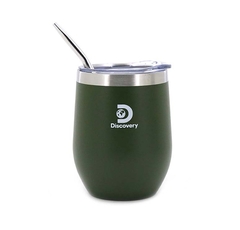 Vaso Mate Discovery Adventures Verde Bombilla Inlcuida - comprar online