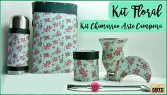 Kit Chimarrão (Mateira) Floral Rosa - comprar online
