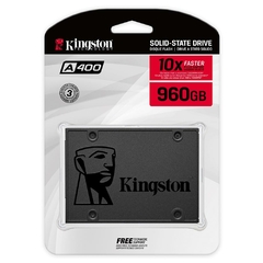 SSD 960 GB KINGSTON A400, SATA, LEITURA 500MB/S E GRAVACAO 450MB/S - SA400S37/960G