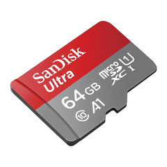 Cartão de memoriara Sandisk Ultra microSDXC UHS-I Card 64GB speed up to 140mb/s SDSQUAB-064G-GN6MN - comprar online