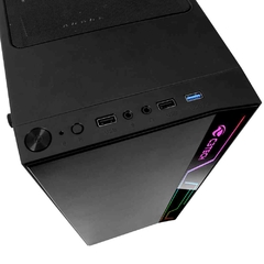 Gabinete Game MT-G400BK Sem Fonte C3Tech lateral em full acrilico, led multicores, suporte para Water Cooler, USB 3.0 - comprar online