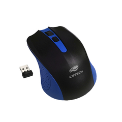 Mouse Sem Fio RC Nano M-W20BL Azul C3Tech, Nano USB, resolucao de ate 1000 dpi, ate 12 metros, Plug and Play