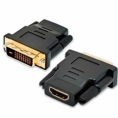 Adatador DVI/HDMI ADP-DVIHDMI10BK PlusCable Material: PVC Conector banhado à ouro