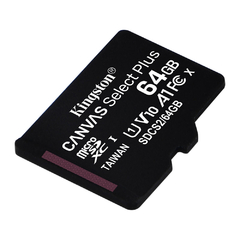 Cartão Memória Micro Sd Kingston 64gb MicroSd 100Mbs e Adaptador Modelo: Canvas Select Plus - loja online