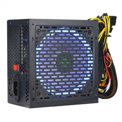 FONTE GAMER DASH 500W VINIK PRETO COM FAN LED RGB - VFG500WPR fan de 120mm, LED RGB - Entrada: 110-230V na internet