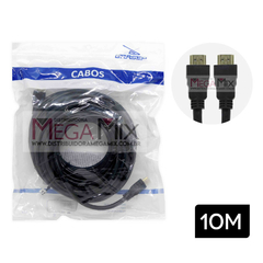 Cabo HDMI + HDMI 10M 1.4 D-H5000 - Grasep Suporte a dispositivos 3D, 1080P
