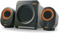 Caixa de Som OEX Speaker Booster Potência: 30W RMS - conexão Bluetooth, P2 e USB Alcance 10 Mt - SK500 - Preto - comprar online