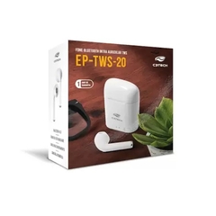 Fone De Ouvido C3tech Ep-tws-20wh, Bluetooth 5.0, Intra Auricular, Tws, Branco