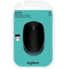 Mouse Óptico sem fio M170 Logitech - 2.4 GHz - Preto 1000 dpi - comprar online