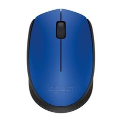 Mouse sem fio Logitech M170 com Design Ambidestro Compacto, Conexão USB e Pilha Inclusa, Azul - 910-004800