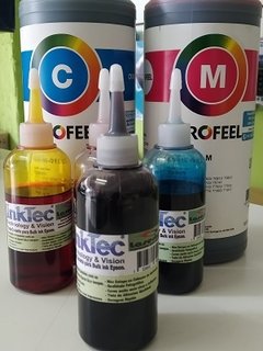 REFIL DE TINTA EPSON PRETO CORANTE PRETO INKTEC 100 ML - comprar online