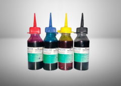 kit de refil de tintas para impressoras epson Corante Qualy Ink 100 ML cada frasco 400ml total para modelo L355