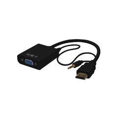 Cabo Adaptador HDMI/VGA + P2 ADP-HDMIVGA20BK PlusCable Resolução 1080P Conversor Inteligente - comprar online