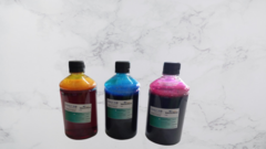 kit de tintas 3 tintas Coloridas para impressoras Epson Sere L Corante Qualy Ink 500 ML cada frasco 1500ml total