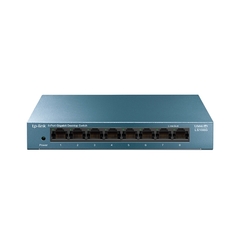 SWITCH 8 PORTAS Gigabit de Mesa 10/100/1000 TPLINK LS108G-V2 em caixa de aço , Suporte a função QoS 802.1p / DSCP