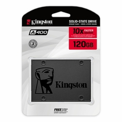 SSD Kingston A400, 120GB, SATA, Leitura 500MB/s, Gravação 320MB/s - SA400S37/120G na internet