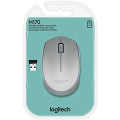 Mouse Óptico sem fio M170 Logitech 2.4 GHz - Prata 1000 dpi - Lasertec Suprimentos para Informática | Loja de informática os menores preços você encontra aqui