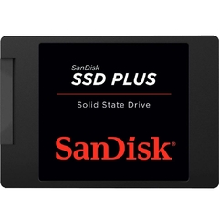 SSD Sandisk Plus, 480GB, SATA, Leitura 535MB/s, Gravação 445MB/s - SDSSDA-480G-G26