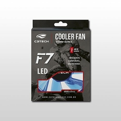 COOLER FAN F7-L50BL STORM 8CM LED C3TECH AZUL - comprar online