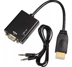 CONVERSOR HDMI PARA VGA COM AUDIO(IMAGEM E SOM)