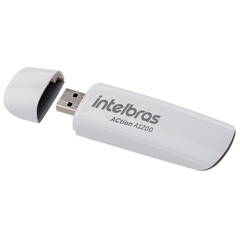 Adaptador Intelbras Wi-fi USB, Inet Action A1200, 3.0, Dual Band, 1200mbps, Branco - comprar online