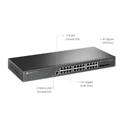 Switch TP-Link | TL-SG3428 | 24 Portas Gigabit | 4x SFP | Gerenciável | Layer 2+ | MPN: TL-SG3428 na internet