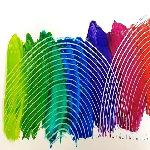 Pintura Dáctilo x 3 + 1 Pincel - Colorearte - NoniNoni