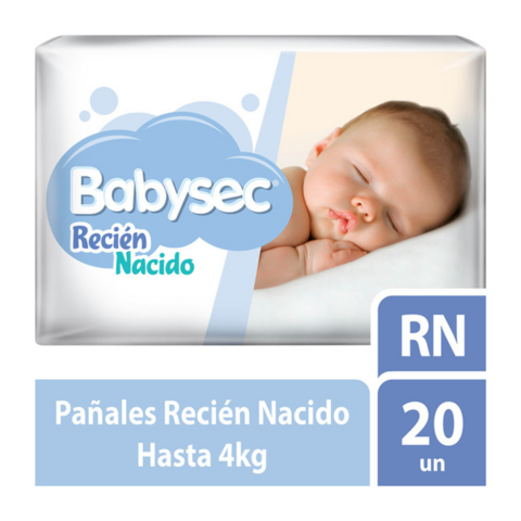 Pañales Babysec Recién Nacido x 20 - comprar online