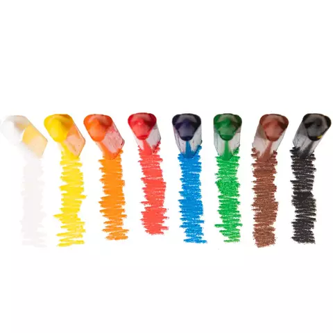 Crayones X 8 Colores En Caja De Madera - Colorearte - NoniNoni