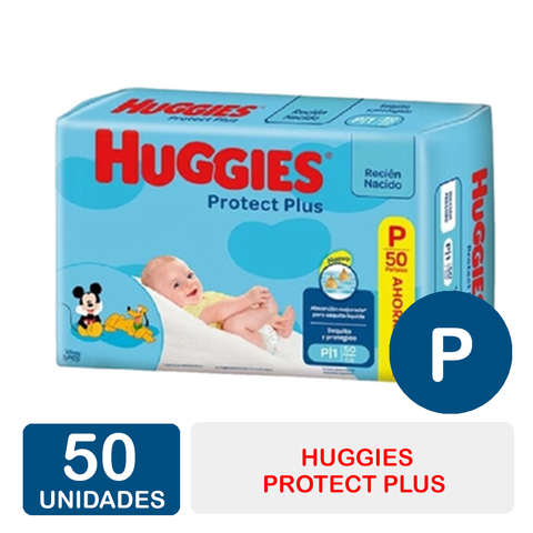 Pañales Huggies Protect Plus Px50 Unidades