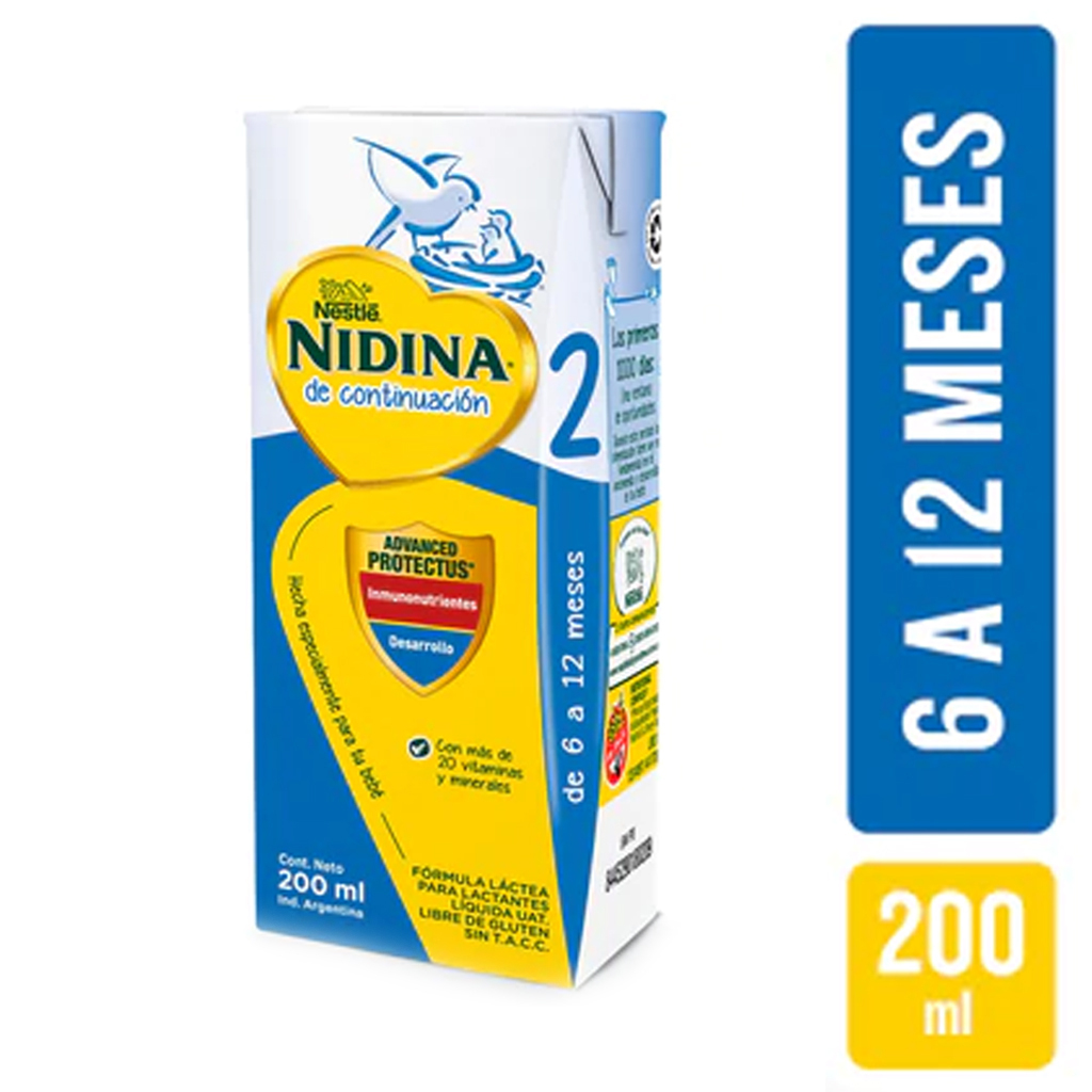 Nidina 2 X200 Ml (pack x 24u) - Comprar en NoniNoni