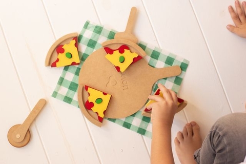 Pizza Juego de Encastre de madera - comprar online