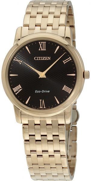 Reloj Citizen Eco Drive Hombre AR112351X Negro y Dorado
