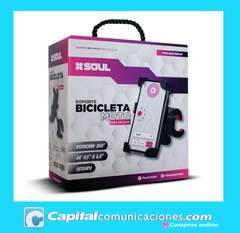 SOPORTE PARA BICICLETA/MOTO SOUL CELULAR - CAPITAL COMUNICACIONES