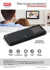 MINI TECLADO INALÁMBRICO CON TOUCH MOUSE Y TECLAS RETROILUMINADAS KET-1108 - comprar online