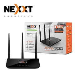 ROUTER INALAMBRICO WIFI NEXXT AMP300 ROMPE MUROS DE  300MBPS