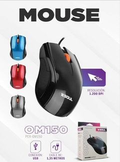 MOUSE SOUL OM150 C/CABLE - comprar online