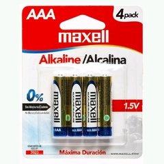 PILAS ALCALINA AAA X4 MAXELL