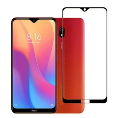 VIDRIO TEMPLADO FULL GLUE XIAOMI REDMI 8/8A CUBRE TODA LA PANTALLA