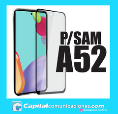 VIDRIO TEMPLADO FULL GLUE SAMSUNG A52 CUBRE TODA LA PANTALLA