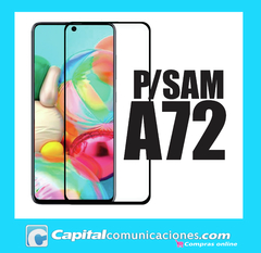 VIDRIO TEMPLADO FULL GLUE SAMSUNG A72 CUBRE TODA LA PANTALLA