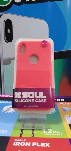 SILICON CASE IPHONE XR TODOS LOS COLORES - SOUL OFERTA! - tienda online