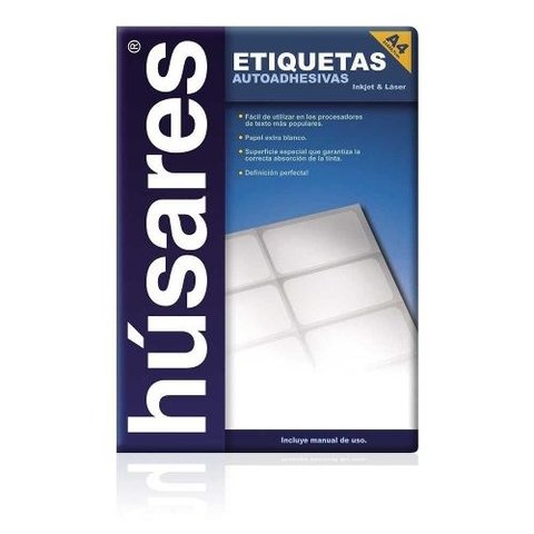 Etiquetas A4 X 25 Hojas Para Imprimir(2 X Hoja)