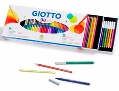 GIOTTO 90 Piezas 50 Lapices y 40 Marcadores  - comprar online