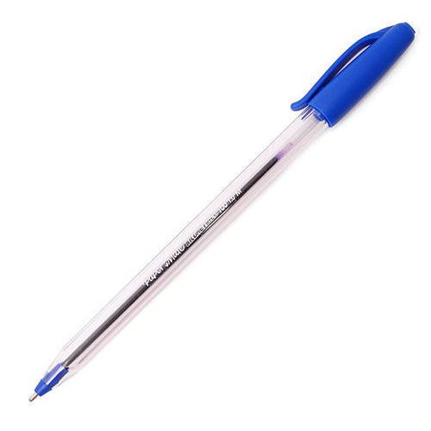 Boligrafo azul opaco, 1mm. Azul- Bic – Custom Printing