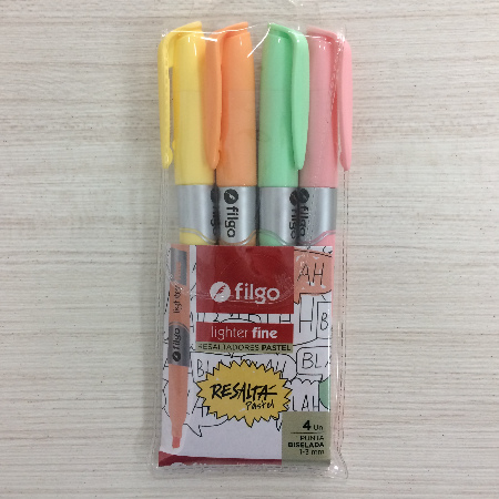 RESALTADORES PASTEL FILGO X 4 - Comprar en Quick Office