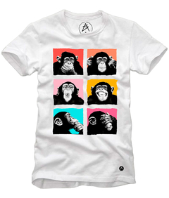 Camiseta Chimp Poses - Artseries Camisetas