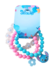 Trio de Pulseiras Stitch Flor na internet