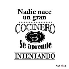 NADIE NACE UN GRAN COCINERO. - comprar online